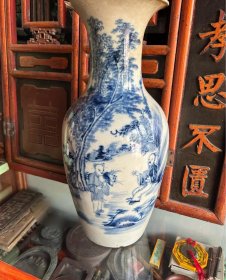 清代北方窑口青花瓶-96
