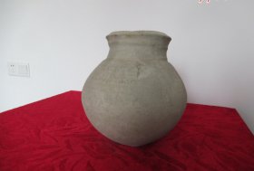【陶罐收藏】汉代麻布纹陶罐（完美品相）-67
