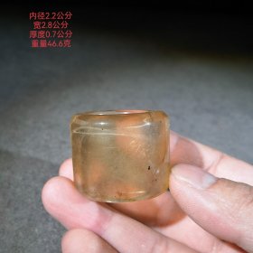 旧藏 水晶扳指 1602 配饰