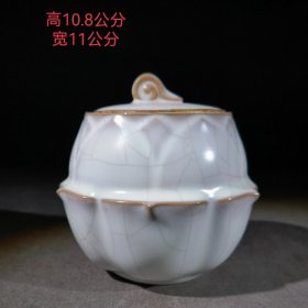 旧藏 汝窑瓷器香炉 1613 摆件