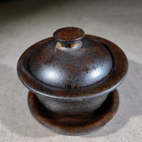 旧藏 杂项盖碗 1864 摆件