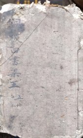 铜板旁音梁王（铜邑  堂新鐫）24.2X16.2X1.6cm