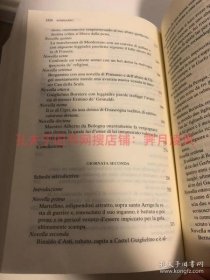 现货 [意大利语原版] 全新《十日谈》新版，薄伽丘 Decameron, （完整全面版，1800多页，厚册意大利文原版）Giovanni Boccaccio (Autor)