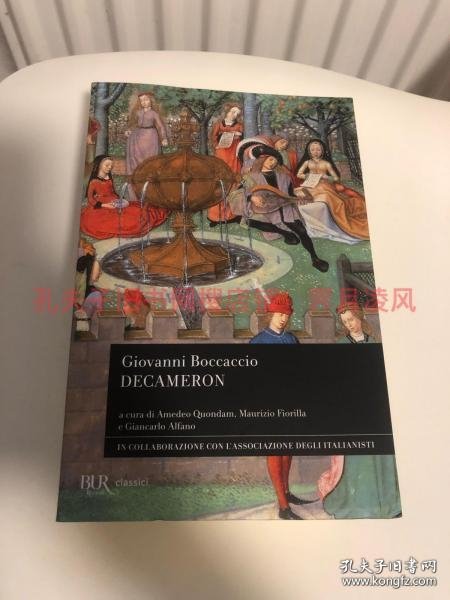 现货 [意大利语原版] 全新《十日谈》新版，薄伽丘 Decameron, （完整全面版，1800多页，厚册意大利文原版）Giovanni Boccaccio (Autor)