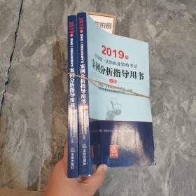 司法考试2019 2019年国家统一法律职业资格考试案例分析指导用书（全2册）