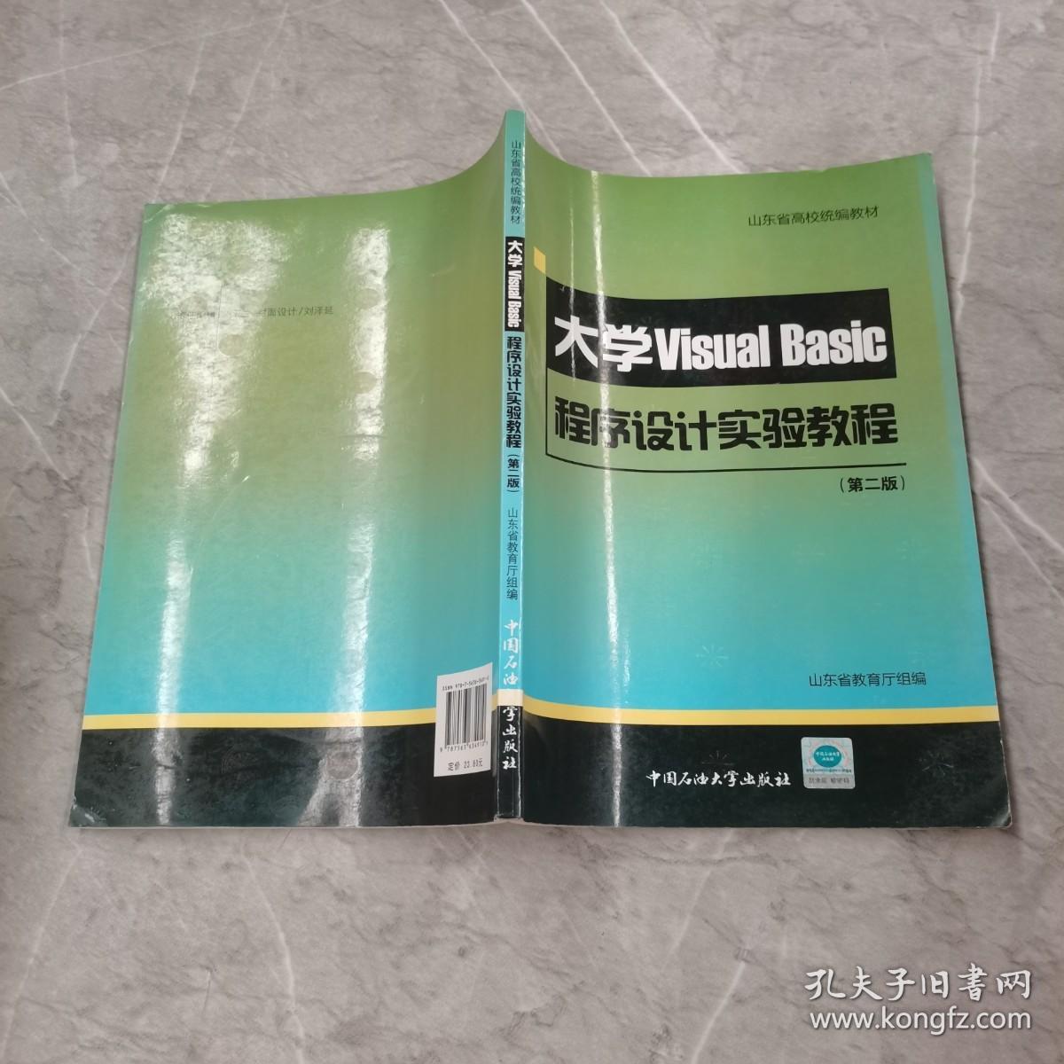 山东省高校统编教材：大学VisualBasic程序设计实验教程（第2版）