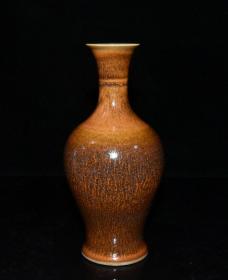 一线精品老货收藏   明代窑变釉瓶【18.5x9cm】