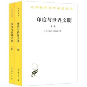 汉译名著本17：印度与世界文明（套装共2册）