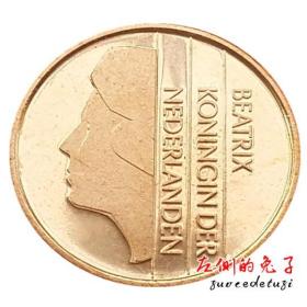 保真外币 荷兰王国1996年5分外国钱币贝娅特丽克丝女王
