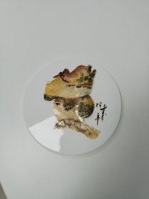 日本贝雕美女 赏盘 包顺丰