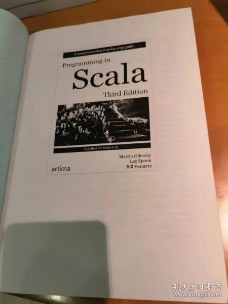 Programming in Scala：A Comprehensive Step-by-step Guide