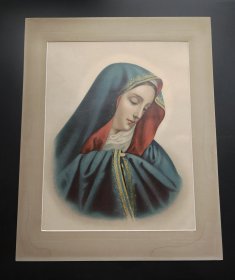 1890年代油画法《悲伤的圣母》