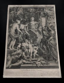 1708年铜版画《玛丽•德•美第奇摄政时期的美好时光》