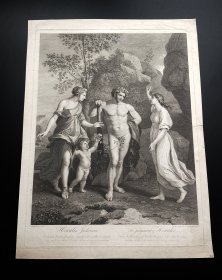 1759年铜版画《赫拉克勒斯的抉择》