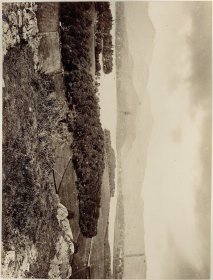 1870年蛋白照片2帧《英国风光》第四组