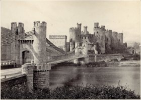 1870年蛋白照片4帧《英国风光》第一组
