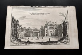 1655年铜版画《皇家港圣礼修道院教堂》