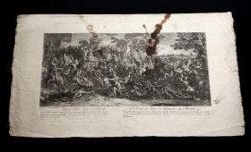 1718年铜版画《阿贝拉会战》高加米拉会战