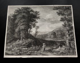 1816年铜版画《风景》