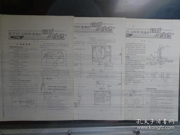 松下NV-G30MC录像机调试与维修 图片20张