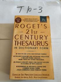 ROGET`S 21ST CENTURY THESAURUS