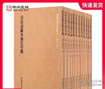 国学基本典籍丛刊：宋思溪藏本广弘明集（全12册）