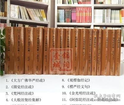 佛教十三经注疏(全16册精装)法华经会义 圆觉经注疏 阿弥陀经注疏 梵网经注疏 大方广佛华严经疏金刚经注疏 注维摩诘经 楞严经文句