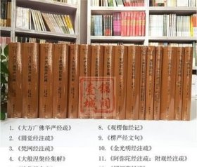 佛教十三经注疏(全16册精装)法华经会义 圆觉经注疏 阿弥陀经注疏 梵网经注疏 大方广佛华严经疏金刚经注疏 注维摩诘经 楞严经文句