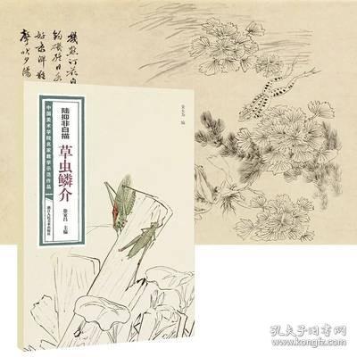 陆抑非白描·草虫鳞介/中国美术学院名家教学示范作品