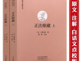 【600余页】正法眼藏（上下册）中国禅宗典籍丛刊禅宗高僧法语原文白话文点校(宋)大慧宗杲中州古籍出版社