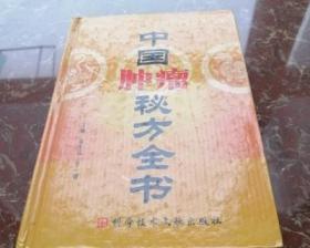 中国肿瘤秘方全书 精装正版中医验方旧书籍