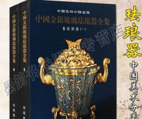 中国金银玻璃珐琅器全集 珐琅卷全套2册中国珐琅工艺美术作品集高清图片影集景泰蓝烧制作工艺品史研究资料文物考古中国美术分类