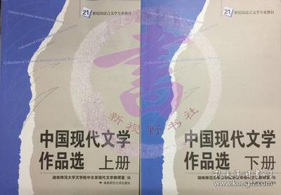 中国现代文学作品选