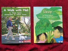 原版海尼曼英语幼儿绘本（共2本）： 和梅莉一起散步 A Walk with Meli /丽兹 Lizzy