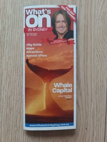 (英文原版) WHATS ON IN SYDNEY:WHALE CAPITAL 悉尼故事：鲸鱼馆 （导游册）