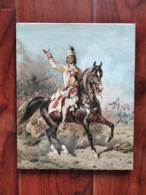 （波兰文原版）Juliusz Kossak  波兰画家 朱利叶斯·科萨克的《战马画集》
