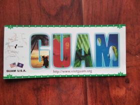 （不干胶贴纸）关岛旅游  GUAM