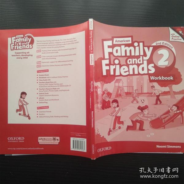 American Family and Friends 2 2nd Edition Workbook 英文版（内页干净无笔记）