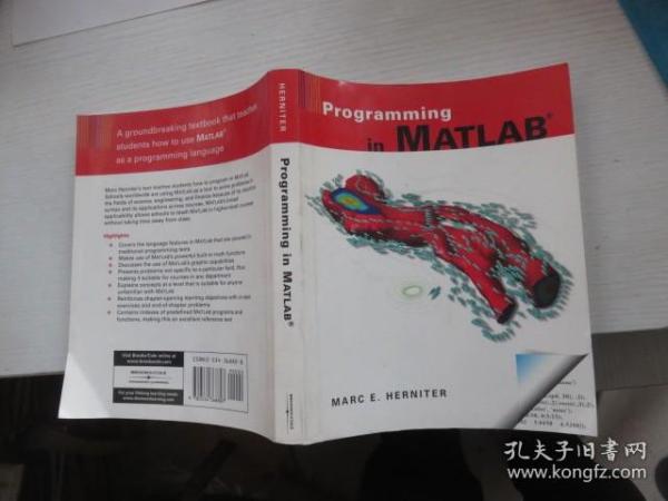 Programming in MATLAB-MATLAB_Programming in MATLAB-MATLAB_孔夫子旧书网