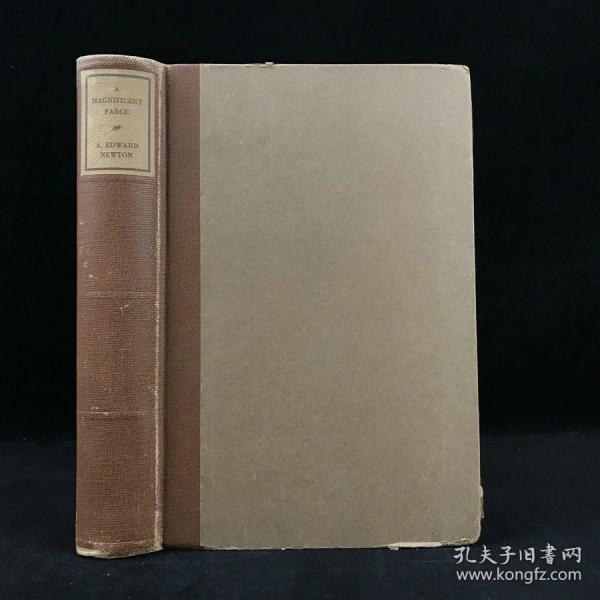 1921年 爱德华·纽顿《洋相百出话藏书》 约50幅插图 漆布脊精装大32开