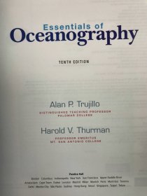 2010年，阿兰·特鲁希略《海洋学基础》，配大量插图，平装，Essentials of Oceanography