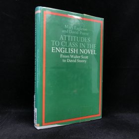 1980年 玛丽·伊格尔顿，大卫·皮尔斯 《英国小说中的阶级态度：从瓦尔特·斯科特到大卫·斯托里》,精装，Attitudes to Class in the English Novel: From W
