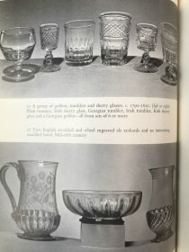 1965年 德里克·C·戴维斯 《英格兰与爱尔兰古董玻璃器皿》,精装，有插图，English and Irish antique glass