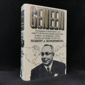 1985年，罗伯特·肖恩伯格《哈罗德·杰宁传》，精装，有插图，Geneen