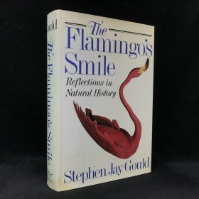 1985年 斯蒂芬·杰·古尔德 《火烈鸟的微笑：自然史思考》,精装，有插图，The Flamingo\'s Smile: Reflections in Natural History