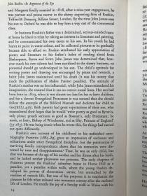 1976年，罗伯特·休森《约翰·拉斯金：眼睛的争论》，几十幅插图，普林斯顿大学出版社，精装，John Ruskin: The Argument of the Eye by Robert Hewison