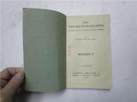 1936年版 New method readers Standard Edition Reader 5（阅读新方法）32开