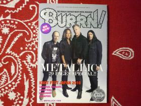 BURRN2017年1月刊音乐文化metal重金属rock&roll珍藏摇滚乐队海报日本音乐杂志kiss metallica marliyn manson hello ween ac/dc