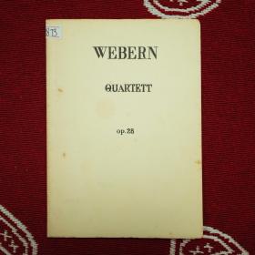 WEBERN quartett Op.28韦伯恩四重奏