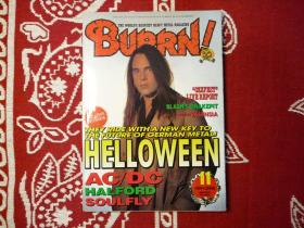 BURRN2000年11月刊音乐文化metal重金属rock&roll珍藏摇滚乐队海报日本音乐杂志kiss metallica marliyn manson hello ween ac/dc guns n' roses pantera helloween